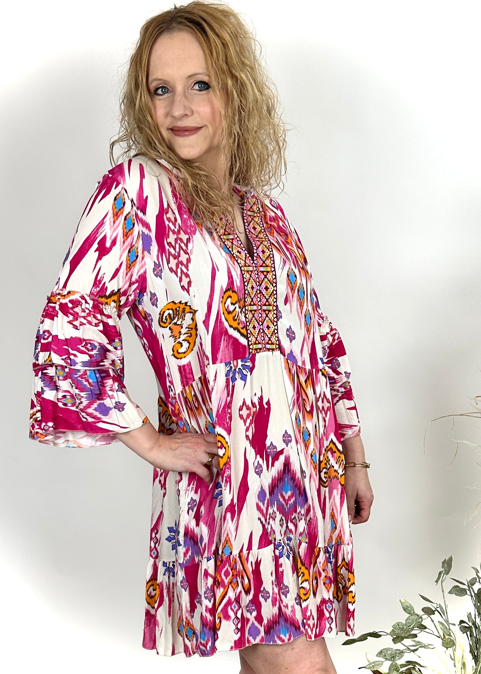 Kleid kurz, gemustert