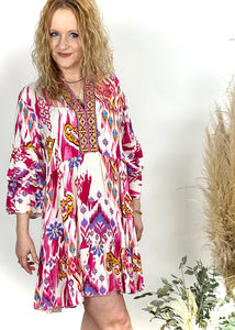 Kleid kurz, gemustert